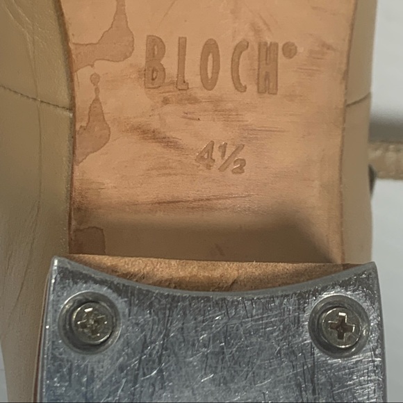 Girl leather dance/tap shoes 4.5 - Picture 4 of 6